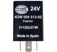 Flasher relay Electronic Plugged 4DW 004 513-021 HELLA for MERCEDES-BENZ