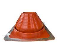 Flashers #6 Silicone Square High-Temperature Flexible Roof Jack Pipe Boot Metal Roofing Pipe Flashing (Pipe OD 1/4" to 9") - 100% Made in The USA