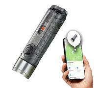 FlashFinder Key Finder, Apple Find My Compatible, 2-in-1 Keychain Flashlight + Item Finder, USB-C Rechargeable Battery, Stealth Design, Dual-Color Alarm Light, Find My Keys, Find Keys, Keychain Light