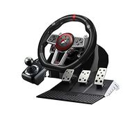 Flashfire Suzuka 900R FORCE FEEDBACK racing wheel set with Clutch pedals and H-shifter for PC, PS3, PS4, Xbox 360, XBOX ONE, XBOX X/S and Nintendo Switch