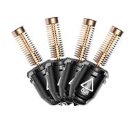 FLASHFORGE AD5M Series Nozzle Set - High Flow Rate 32mm³/s, Fast Heating 35s 200°C, Quick Clamp 3S Copper 0.25/0.4mm and Hardened Steel 0.6/0.8mm