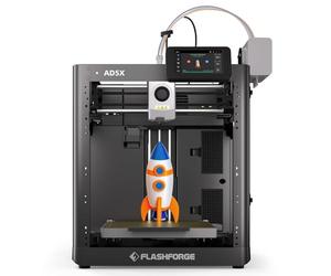 Flashforge AD5X Multi-Colour 3D Printer, 600mm/s High-Speed 3D Printer with 300˚C Nozzle, CoreXY, Auto Levelling, PEI Magnetic Plate and Wi-Fi & App Control (220x220x220mm)