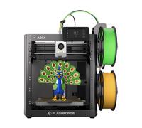 Flashforge AD5X Multicolour 3D Printer with High-Speed Printing 600 mm/s, 300 °C Hotend, Automatic Levelling and Flexible PEI Plate in 220 x 220 x 220 mm Installation Space