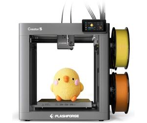 Flashforge Creator 5 3D Printer, 4 Independent Toolheads, Multi-Color