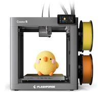 Flashforge Creator 5 Multi-Color 3D Printer with 4 Independent Toolheads,Multi-Material 3D Printer with Fully Automatic Calibration & Leveling,Max Speed: 600mm/s,Zero Purge Waste,Smart Compensation