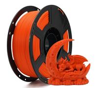 FLASHFORGE High Speed PL 3D Printer Filament Orange, Enhanced Melt Flow for Faster, Smoother Prints, 500mm/s Rapid Printing, Feature Sleek Matte Finish, Rich and Solid Color