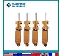 FLASHFORGE Nozzle Assembly for AD5X 3D Printer Replacement Part Sizes 0.25mm/0.4mm/0.6mm/0.8mm Hotend Assembly 0.8mm nozzle