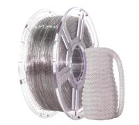 FLASHFORGE PLA 1.75mm Sparkle Clear, 3D Printer Filament with Colorful Glitter, 1kg (2.2lbs) Spool, Dimensional Accuracy +/- 0.02mm, Shimmering 3D Printing Filament for Unique Finish