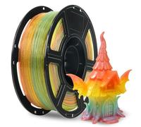 Flashforge PLA Crystal 3D Printer Filament 1.75mm, 3D Printing Material, Spool-Dimensional Accuracy +/- 0.02mm Fit Most FDM/FFF Printer (Summer Fantasy, 1kg)