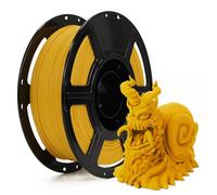 FLASHFORGE Rapid PLA Matte Filament 1.75mm, High Flow Speedy 3D Printer Filament, Max 500m/s High Speed Printing, Easy to Remove Support & Non-Glossy Appearance (Yellow)