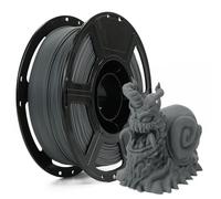 FLASHFORGE Rapid PLA Matte Filament 1.75mm, High Flow Speedy 3D Printer Filament, Max 500m/s High Speed Printing, Easy to Remove Support & Non-Glossy Appearance (Grey)