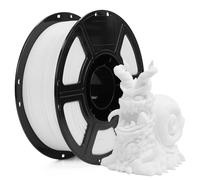 FLASHFORGE Rapid PLA Matte Filament 1.75mm, High Flow Speedy 3D Printer Filament, Max 500m/s High Speed Printing, Easy to Remove Support & Non-Glossy Appearance (White)