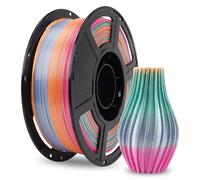 FLASHFORGE Silk PLA 3D Printer Filament, Rainbow Candy PLA, 1.75mm, 1kg (2.2lbs) Spool