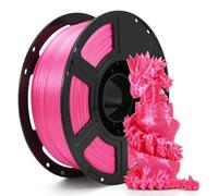 FLASHFORGE Silk+ PLA Filament 1.75mm Pink, Silky Texture 3D Printing Filament, Enhanced Layer Adhesion with Stunning Surface Finish; Chrome-Like Brilliance and Silk-Smooth Perfection