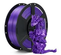 FLASHFORGE Silk+ PLA Filament 1.75mm Purple, Silky Texture 3D Printing Filament, Enhanced Layer Adhesion with Stunning Surface Finish; Chrome-Like Brilliance and Silk-Smooth Perfection