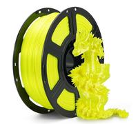 FLASHFORGE Silk+ PLA Filament 1.75mm Yellow, Silky Texture 3D Printing Filament, Enhanced Layer Adhesion with Stunning Surface Finish; Chrome-Like Brilliance and Silk-Smooth Perfection