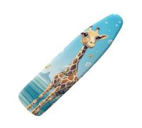 Flashideas Cute Giraffe Ironing Board Cover and Pad Standard Size Ironing Board Cover and Pad Ventilate Extra Wide Ironing Pad for Table Modern Design