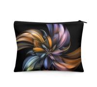 Flashideas Makeup Bag for Purse Travel, Portable Small Cosmetic Organizer Cosmetic Bag for Women, Boho Floral 1, 1 Set