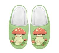 Flashideas Toddler Kids Fur Lined Warm Slip On Slippers Soft Plush Slippers, cartoon cat, 9-10 Big Kid