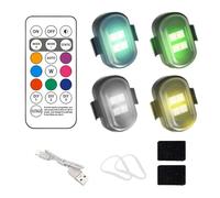 Flashing Anti Collision Lights - Remote Control Wireless Flashing Lights, USB Rechargeable Waterproof Lamp with 8 Colors for Drone Home Aircraft Halloween Christmas Birthday