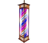 Flashing Barber Pole LED Light Acrylic Outer Cylinder IP44 Waterproof Hair Salon Barber Shop Open Business Sign 150cm - Durable & Energy Saving