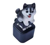 Flashing Barking Dog Toy, Rechargeable Stress Relief Keychain, Sensory Fidget Clicker for Anxiety, Portable Pet Simulator for Adults Kids Gift black 1pcs