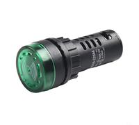 Flashing Buzzer for Indicating Electric Power and Telecommunications Signals, AD1616SM, Voltage AC 220V, DC 24V, 12V (Green 12V)