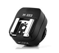 Flashing Hot Shoes TF322 Flashing Hot Shoe Sink Adapter and PC Sync Port for DSLR Shoe Mount Camera Accessories