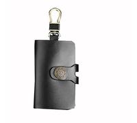 Flashing Large-Capacity Handmade Retro Coin Card Bag Key Bag Men's and Women's Leather Car Key Bag Waist Hanging Leather Key Bag (A