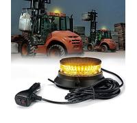 Flashing Light Orange LED 17 Functions E Brand E9 IP67 Orange 12/24V 3 Meters Cable for Vehicle Forklift Tractor Golf UTV
