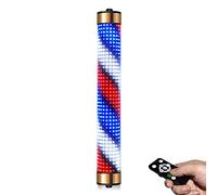 Flashing lights Barber Pole LED Light,classic Style Hair Salon Barber Shop Open Sign Rotating LED Strips,wall-mounted Outdoor Wall Light,semi-circular,Waterproof Save Energy,remote Control,multi-size