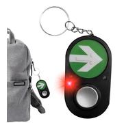 Flashing Warning Keychain - Traffic Light Car Key Ring | Men's Accessories for Camping Night Purse Kids Teens Family Hiking Outdoor Boys Girls Youth Friends