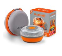 FlashLED Emergency Light V16 Approved DGT 3.0 with Case, with Geolocation, App Included, SIM Card and Free Data Service Until 2038, Magnetic Base