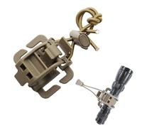 Flashlight Clip Holder, Hunting Clip Belt Hook Key Multipurpose Fastener Fastening Equipment on Backpack, Hiking Accessories for Flashlights, Walking Sticks