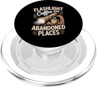 Flashlight Coffee Abandoned Places PopSockets PopGrip for MagSafe