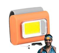 Flashlight for Forehead - Fishing Hat Torch, USB Clip Lamp | Best Compact Magnetic Beam Light, Rechargeable Outdoor Headlamp Tool for Camping Trips Night Cycling Maintenance Adventures