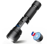 Flashlight High Lumens, Rechargeable Magnetic Super Bright Flashlights, 1000 Lumen Led Tactical Flashlight Powered with COB, Powerful Handheld Flash Light with 7 Light Modes for Emergency Camping Home