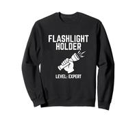 Flashlight Holder Level Expert Outdoor Enthusiast Sweatshirt