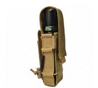 Flashlight Holster Adjustable Flashlight Molle Holder Tactical Torch Carry Case Tactical Flashlight Pouch Holder for Belt Vest (Tan)
