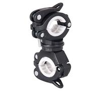 Flashlight Mount Holder Bicycle LED Light Mount 360 Degree Rotating Clip Clamp Flashlight Cycling Handlebar Light