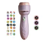 Flashlight Projector - 24 Patterns Projection Torch | Pictures Torch Projector, 11.5x3.8cm Image Recognition Light-Up Toy, Early Education Toy For Kids Boys Home Nursery Party