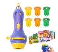 Flashlight Projector 6 Themes Early Educations Toys Kids Story Projections.
