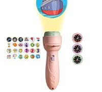 Flashlight Projector - Projection Torches 24 Patterns, Torch Device for Children Fun, Night Light Accessory, Home Bedroom Decor with Colorful Projection, Ceiling Night Lamp for Party Birthday Nursery