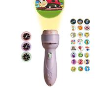 Flashlight Projector - Projection Torches 24 Patterns, Torch Device for Children Fun, Night Light Accessory, Home Bedroom Decor with Colorful Projection, Ceiling Night Lamp for Party Birthday Nursery