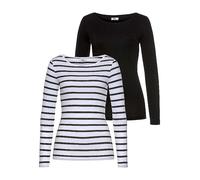 FlashLights Pack of 2 Long Sleeve T-Shirts White