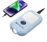 Flashlights, Pocket Flashlights, 1500mAh Charging Bank, Flexible Lighting Solution with Compass Function, 180 Degree Rotation, Portable Camping Flashlights,