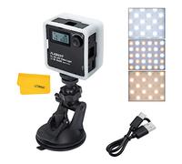 Flashoot CL-36 LED Video Light Kit with Suction Cup, Built-in 2000mAh Li-ion Battery Video Conference Lighting , Adjustable Laptop Video Light for Remote Working, Zoom Calls, Broadcast, Live Streaming
