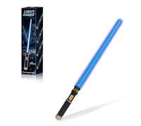 FlashyU Light-Sabers for Adults Kids, Dueling Light Up Sword Toy for Boys, Halloween-Costume Party Cosplay Birthday Gifts for Teen Men Age 8+ (Blue)