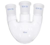 Flask 100ml round Boiling Bottom Three-necked Glass Laboratory