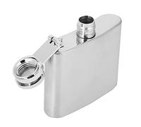 Flask Funnel, Flask Funnel For Liquor with Funnel Small Size Stainless Steel Food Grade The Flaskap For Wine, Alcohol, Whiskey Storing (2 oz jug + 1 funnel)